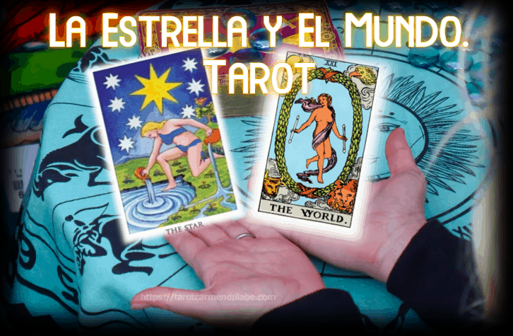 La Estrella y El Mundo. Tarot